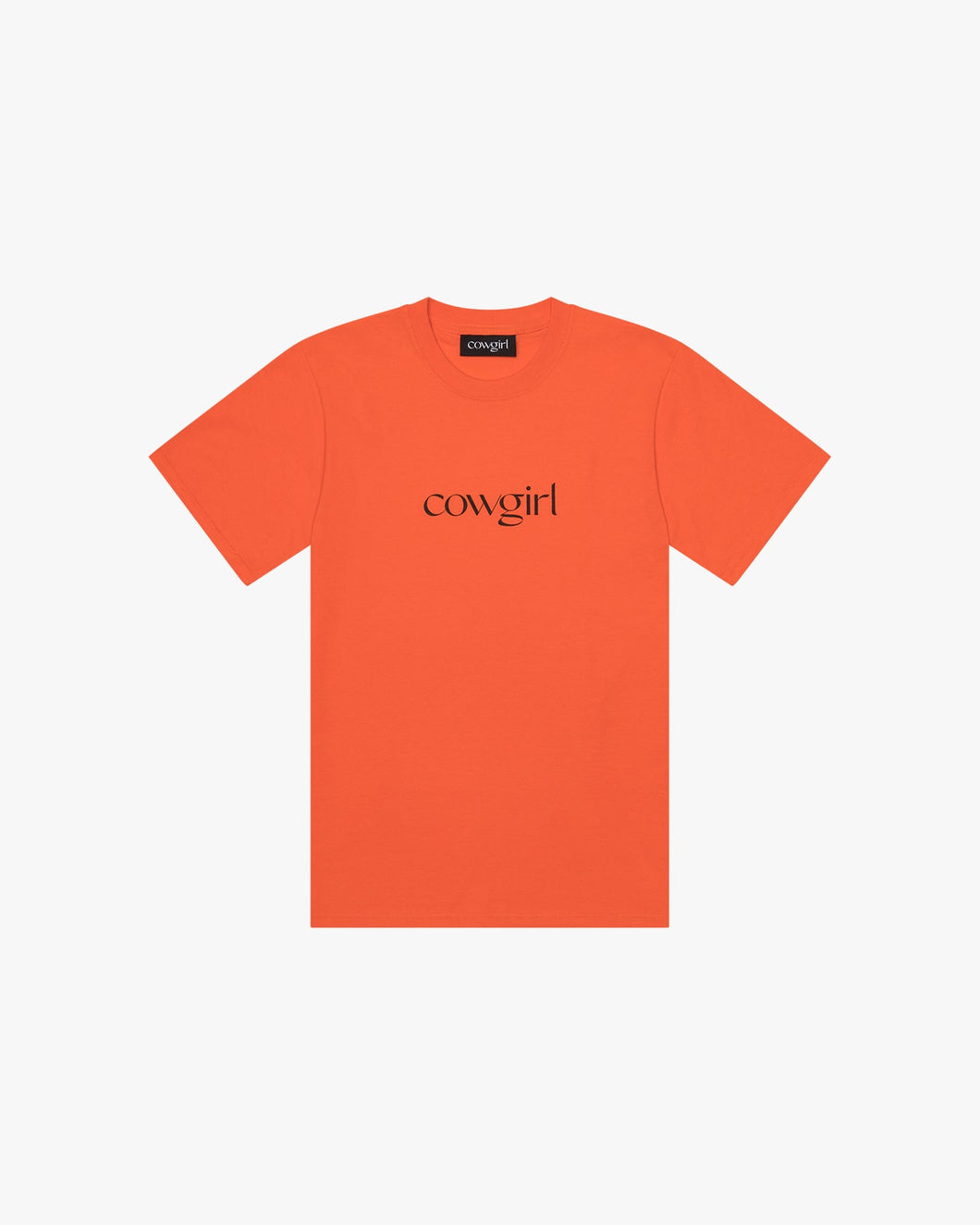 Cowgirl T Shirt (Orange, LARGE)